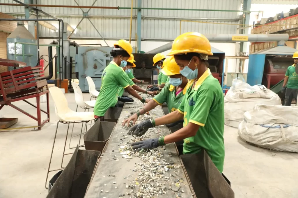 Critical Metal & Rare Earth Recovery worker
